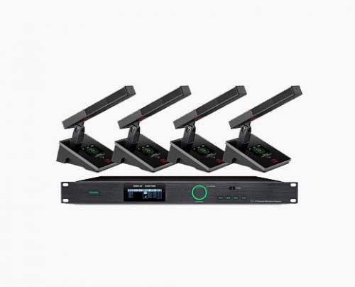 LAX UM-M140F 一拖四無(wú)線雙振膜會(huì)議話筒