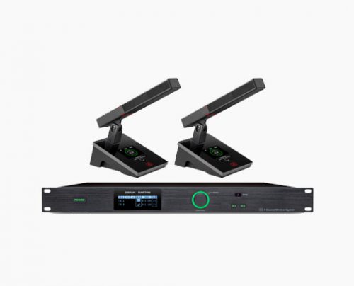 LAX UM-M120F 一拖二無(wú)線雙振膜會(huì)議話筒