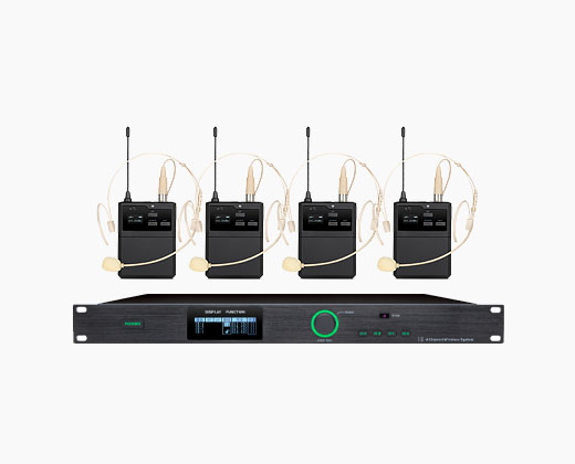 LAX UM-M140T 一拖四無(wú)線頭戴話筒