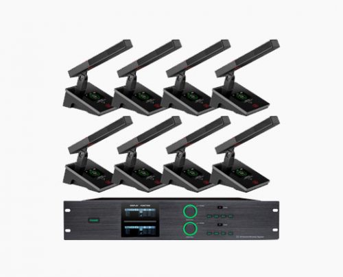 LAX UM-M180F 一拖八無(wú)線雙振膜會(huì)議話筒