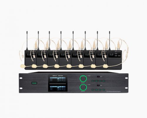 LAX UM-M180T 一拖八無(wú)線頭戴話筒