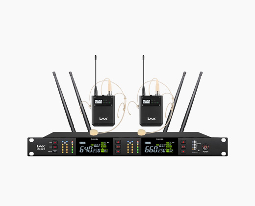 LAX UM620 一拖二真分集無線話筒