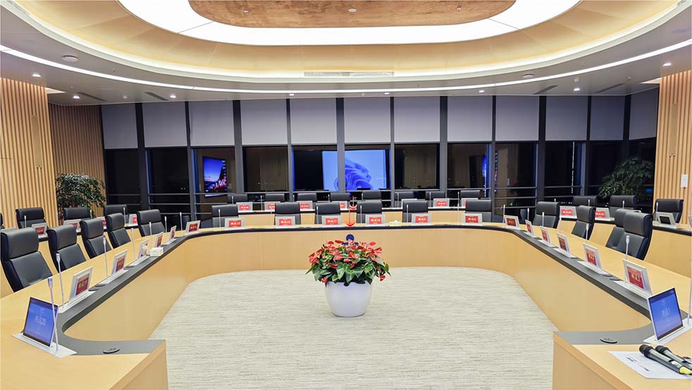 港科大（廣州）理事會會議廳智能化多媒體視聽會議系統(tǒng)（images 2）